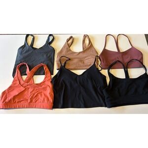 Lululemon Athletic Lot of 20 Tank Tops Sports Bras Shorts Yoga Wunder Mixed